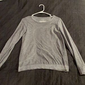 Grey Lululemon long sleeve top